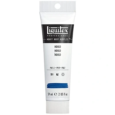 Abbildung von Liquitex 1045208 Professional Heavy Body Acrylfarbe in Künstlerqualität mit ausgezeichneter Lichtechtheit buttriger Konsistenz, 59ml Tube Indigo