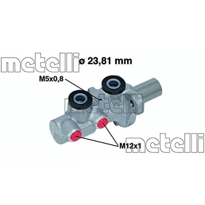 Abbildung von METELLI 05 0746 Hauptbremszylinder 23,81 Aluminium MINI: Schrägheck, Clubman
