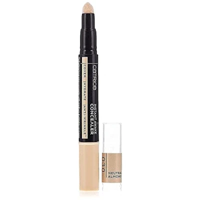 Abbildung von Catrice Instant Awake Concealer, Abdeckstift, Nr. 030 Neutral Almond, nude, für Mischhaut, Anti Aging, aufhellend, pflegend, glättend, langanhaltend, natürlich, vegan, ölfrei, ohne Parfüm (1,8ml)