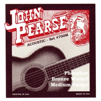 Abbildung von John Pearse Saitensatz für Akustikgitarren Medium Phosphorbronze