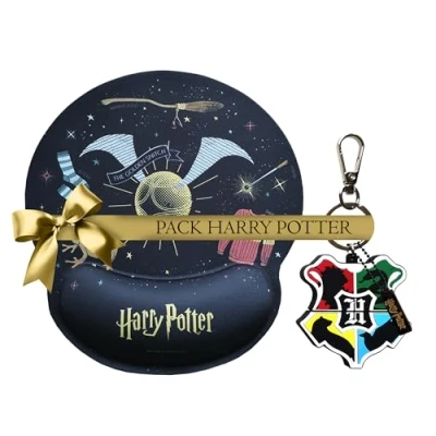 Abbildung von WONDEE Harry Potter Geschenk Set, USB Stick, 32 GB, Original Hogwarts + ergonomisches Mauspad Originelle Fans, Disney Merchandising