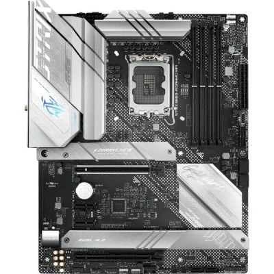 Abbildung von ASUS ROG Strix B660 A Gaming WiFi Mainboard Sockel Intel LGA 1700 (Intel B660, mATX, DDR5 Speicher, PCIe 5.0, 6, 2X M.2, Aura Sync), Weiß