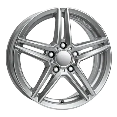 Abbildung von RIAL 5 loch 17Zoll 112mm Alufelge M10X Polarsilber 75753M81 0 Felge