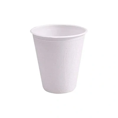 Abbildung von 20 x NatureStar Einweg Trinkbecher Zuckerrohr 0,3l VE=50 Stück weiß