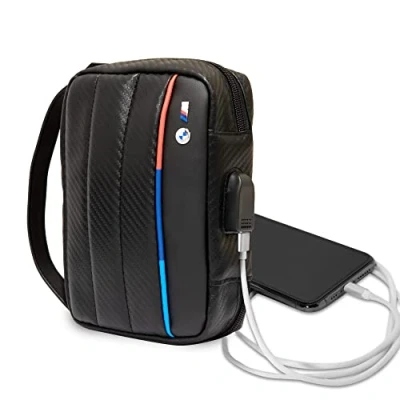 Abbildung von BMW Tasche BMHBPUCARTCBK Organizer Schwarz Carbon Tricolor