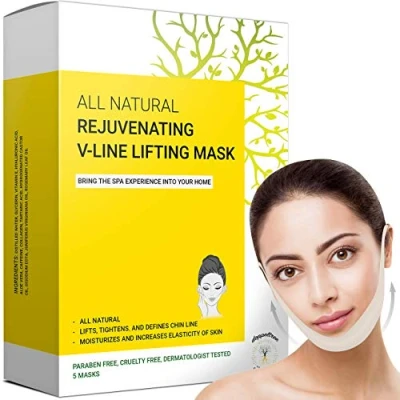 Abbildung von V Masken Lifting Gesicht, Gesichtsmaske, Doppelkinn Gesichtsmasken, Face Förmige Slimming Maske, Formuliert in San Francisco (5 Masken)