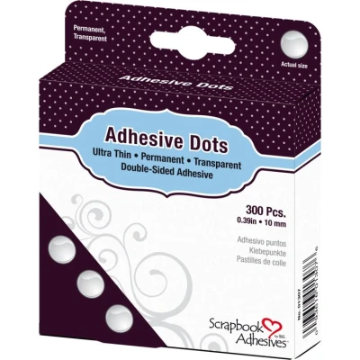 Abbildung von Scrapbook Adhesives Adhesive Dots MEDIUM Ultra Thin by 3L Klebepunkte Dauerhaft, Clear