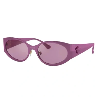 Abbildung von Versace Unisex Sonnenbrille, Größe: 56, Fuxia