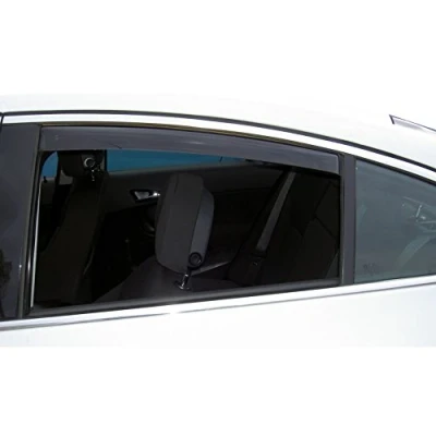 Abbildung von Windabweiser Master Schwarz (Hinten) kompatibel mit Ford C Max 2010
