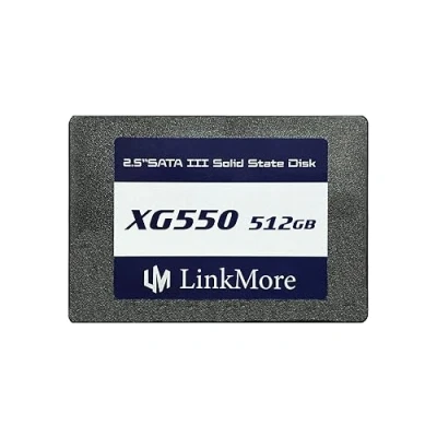 Abbildung von LinkMore XG550 512 GB 2,5 Zoll SATA III (6 GB/s) interne SSD, Lesegeschwindigkeit bis zu 500 MB/s, für Laptop und Desktop PC