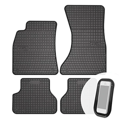 Abbildung von Gummimatten Auto Fußmatten Gummi Automatten Passgenau 4 teilig Set passend für Audi A4 B9 ab 2015