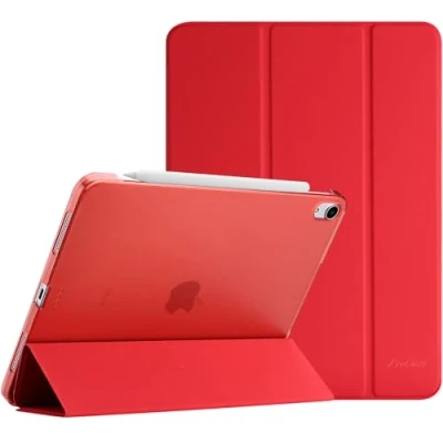 Abbildung von ProCase Hülle für iPad Air 11 Zoll M2 2024/ 5. Generation 2022/ 4. 2020 10.9 Zoll, 11&quot; (M2) Schutzhülle Smart Case Cover / 5 4 Rot