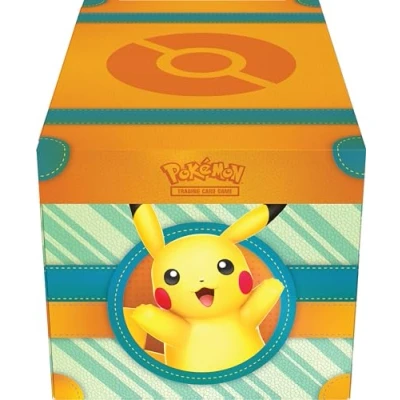 Abbildung von Pokémon Paldea Adventure Chest Sammelbox mit Pikachu Squishy Figur