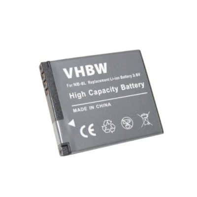 Abbildung von vhbw Akku kompatibel mit Canon Powershot A2200, A3200 is, A3300 A3000 A3100 A3150 A3350 is Kamera Digicam DSLR (600mAh, 3,6V, Li Ion)