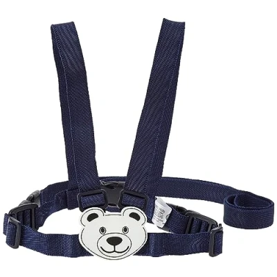 Abbildung von Clippasafe Sicherheitsgurt mit niedlichem Motiv, Marineblau/Weiß
