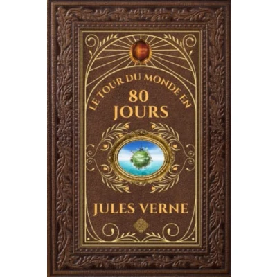 Abbildung von Le Tour du monde en 80 jours Jules Verne: Édition collector intégrale Grand format 15 cm x 22 (Annotée d&#039;une biographie)