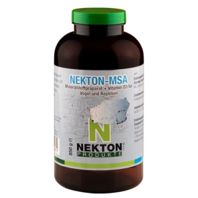 Abbildung von NEKTON MSA Hochwirksames Mineralstoffpräparat für Ziervögel, Reptilien und Amphibien (850g)