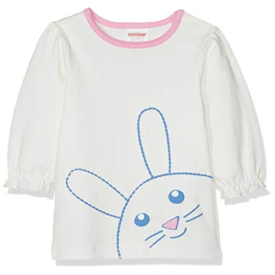 Abbildung von Schnizler Baby Mädchen Sweat Shirt Interlock Häschen 813186, 2 Natur, 56