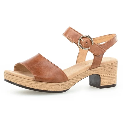 Abbildung von Gabor Sandalette &quot;KRETA&quot;, Blockabsatz, Sommerschuh, Sandale mit Zierschnalle, Weite G (weit)