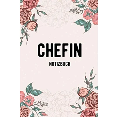 Abbildung von Chefin Notizbuch: Notizen machen Schreibheft Organizer Geschenkidee 120 Seiten