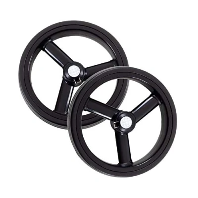 Abbildung von Andersen Ersatzrad Set für Royal Einkaufstrolley, Ø 250 mm, 3 Speichen, schwarz