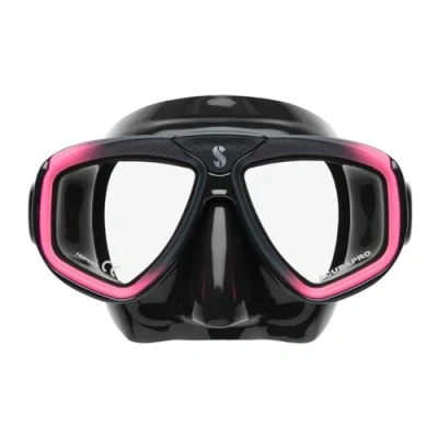 Abbildung von Scubapro Zoom Maske, Schwarz/Rosa, Atemregler für Kaltwasser, Unisex, Erwachsene, Schwarz/Pink, Einheitsgröße