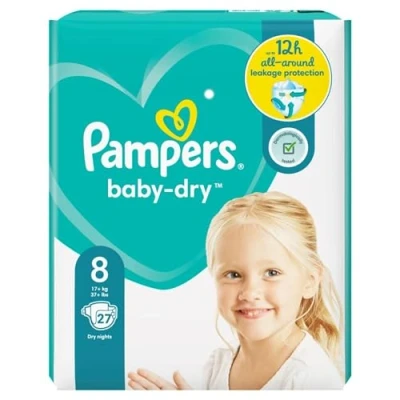 Abbildung von PAMPERS Baby Dry Gr��e 8, 17+ kg, 27 Lagen