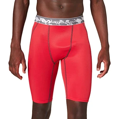 Abbildung von McDavid Herren Kompressionshose HDC Shorts, Rot, L (Herstellergröße: L)