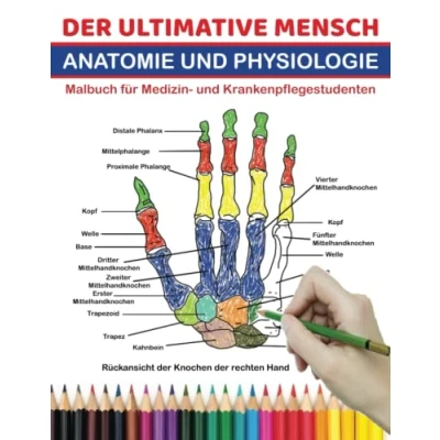 Abbildung von Der ultimative MENSCH ANATOMIE und PHYSIOLOGIE Malbuch für Medizin Krankenpflegestudenten: Selbsttest Leitfaden zum Erlernen des ... Erwachsene Kinder.