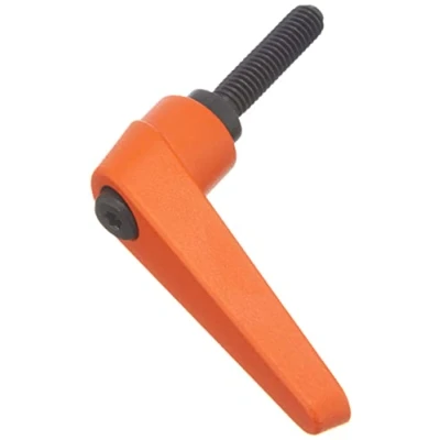 Abbildung von HALDER 24400.0161 Verstellbare Klemmhebel, Orange, d1=14 mm / d2=M6 l1=25