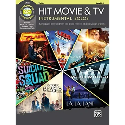 Abbildung von Hit Movie &amp; TV Instrumental Solos: Songs and Themes from the Latest Movies Television Shows (incl. CD) (Alfred&#039;s Play Along)