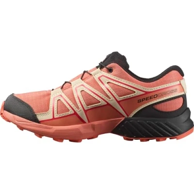 Abbildung von Salomon Speedcross WP Unisex Hikingschuh für Kinder, Größe: 34, Emberglow/tender peach/fusion coral Kunststoff/textil