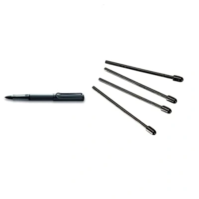 Abbildung von LAMY AL Star EMR Stylus Touchscreen Stift, digitaler Eingabestift für Tablets, Smartphones und Notebooks mit 4 austauschbaren PC/EL Kontaktspitzen, stromlos ohne Batterien