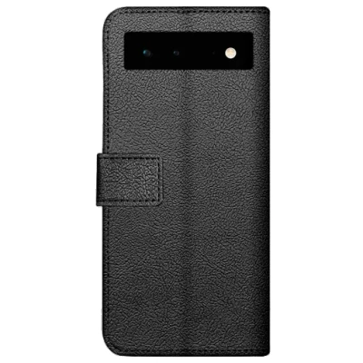 Abbildung von Just in Case Pu Leder Book Hülle Schwarz Google Pixel 6a