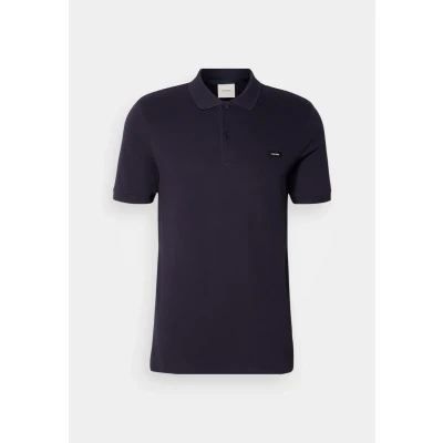 Abbildung von Calvin Klein SLIM Button Poloshirt, Herren, Größe: Small, Night sky