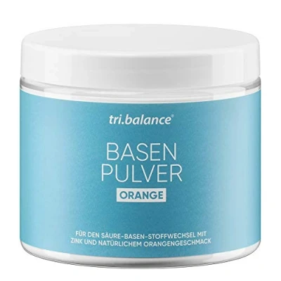 Abbildung von tri.balance Basenpulver Orange 300 g 1er Pack I Pro Mit Zink zur Entsäuerung Für den Säure Basen Stoffwechsel vegan