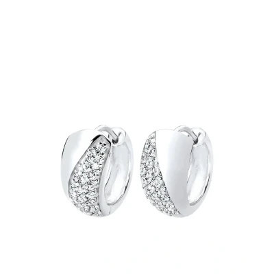 Abbildung von Elli Statement Hoops Ohrringe, Damen, Größe: One Size, Silber