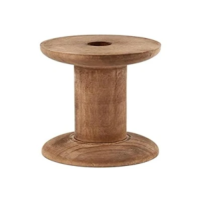 Abbildung von Creativ 56467 20 mm Kern, 10 teilige Holzspule 70 mm, Lochgröße braun