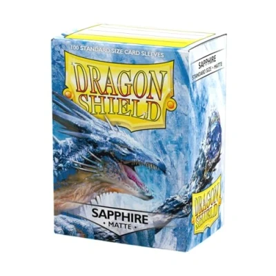 Abbildung von Dragon Shield Sammelkarte Standard Size Matte Sleeves Sapphire (100 Sleeves)