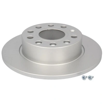Abbildung von ABE C4W012ABE P Bremsscheibe Hinterachse 255 10 9 voll beschichtet hochgekohlt mit Schrauben VOLKSWAGEN: Golf 6, 5 Schrägheck, 7 Variant