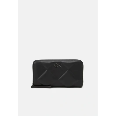 Abbildung von Calvin Klein LOCK Quilt Wallet Geldbörse, Damen, Größe: One Size, Black