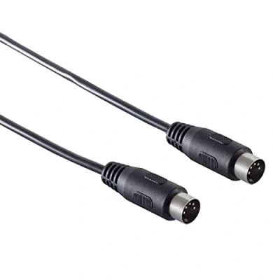 Abbildung von Hochwertiges Midikabel 5m schwarz 5pol DIN NEU TOP