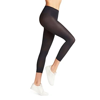 Abbildung von Falke MATT Capri Leggings Strümpfe, Damen, Größe: Small, Marine