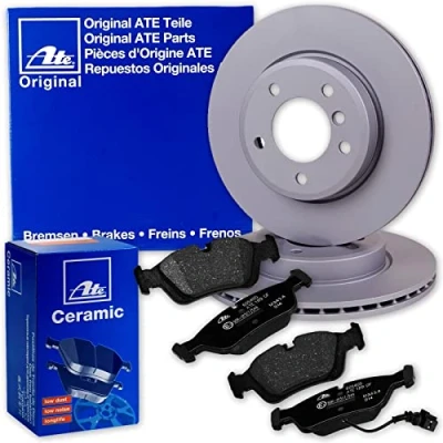 Abbildung von ATE Bremsscheiben 345mm + CERAMIC Beläge vorne passend für A6 4G C7 A7