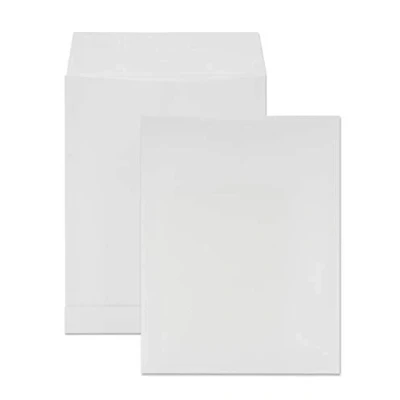 Abbildung von Netuno 250 weiße Faltenversandtaschen E4 ohne Fenster 280x 400 mm 130g erweiterbare Kapazität Versandtaschen mit Falten erweiterbar große Umschläge Stehboden weiß für Broschüren Dokumente