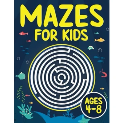 Abbildung von Mazes for Kids Ages 4 8: Maze Activity Book 6, 6 8 Games, Puzzles and Problem Solving Children (Maze Books Kids, Band 2)