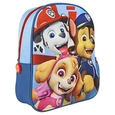 Abbildung von Cerdá Unisex Kinder Mochila Infantil Peluche 3D Premium Plüsch Paw Patrol Kinderrucksack, Mehrfarbig, 26.0 x 31.0 10.0 cm