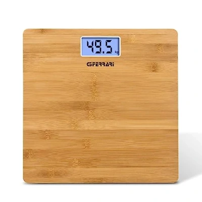 Abbildung von G3 Ferrari G30042 Digitale Personenwaage &quot;Banwood Care&quot;, 50 g/180 kg, Bambus