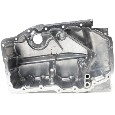 Abbildung von METZGER 7990216 Ölwanne mit Ölablassschraube Bohrung für Ölstandsensor, ohne Ölwannendichtung Aluminium VOLKSWAGEN: Golf 7 Schrägheck