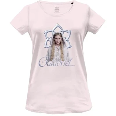 Abbildung von The Lord Of Rings Damen Wolotrmts004 T Shirt, Rosa, Small